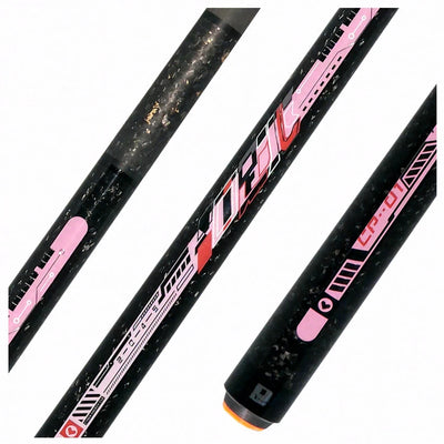 Little Monster Cyber Energy Love Pink No Wrap Break/Jump Cue with Carbon Fiber Shaft