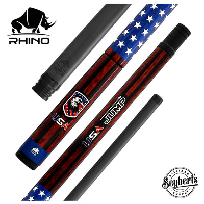 Rhino Voyager Series USA Flag Carbon Jump Cue