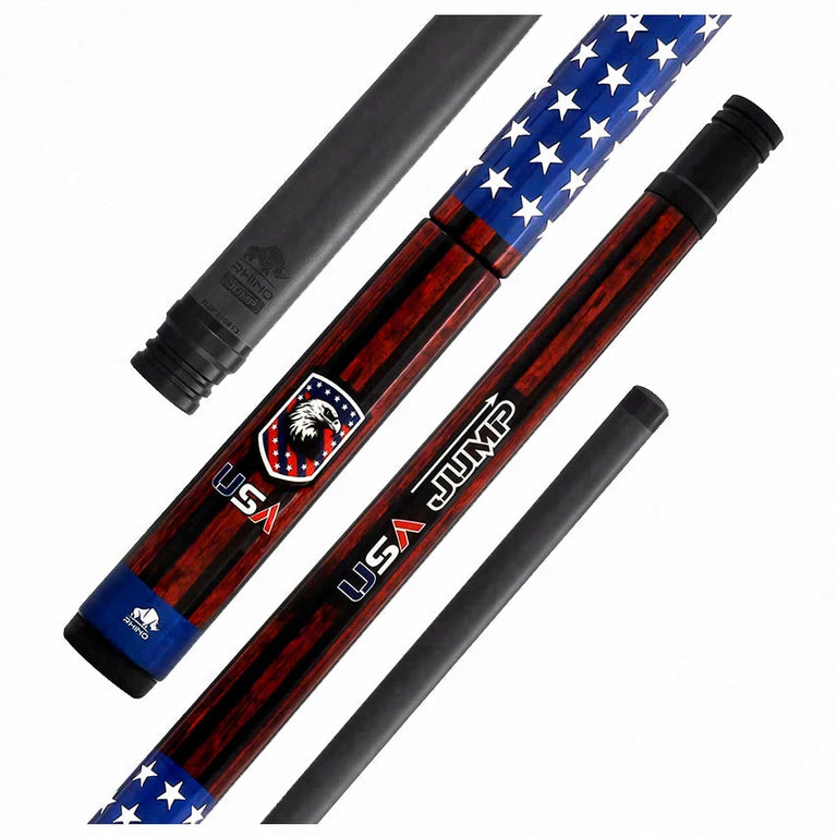 Rhino Voyager Series USA Flag Carbon Jump Cue