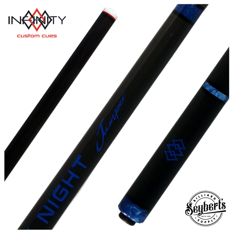 Infinity Night Jumper Carbon Fiber Jump Cue - Blue