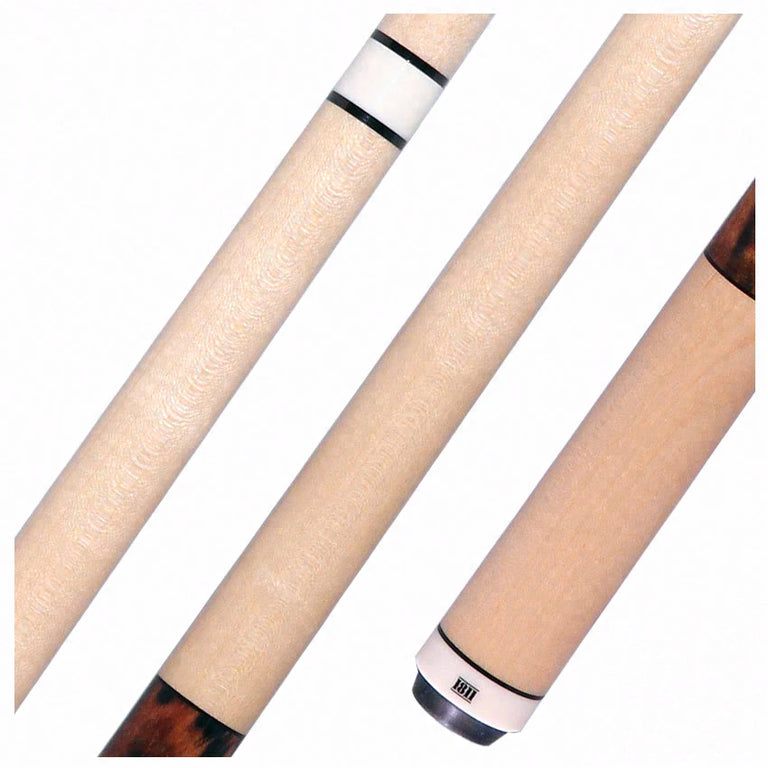 1811 Model 1 Maple Forearm and Butt Sleeve with Zebracote Graphic Wrapless Pool Cue Butt - Uni-Loc