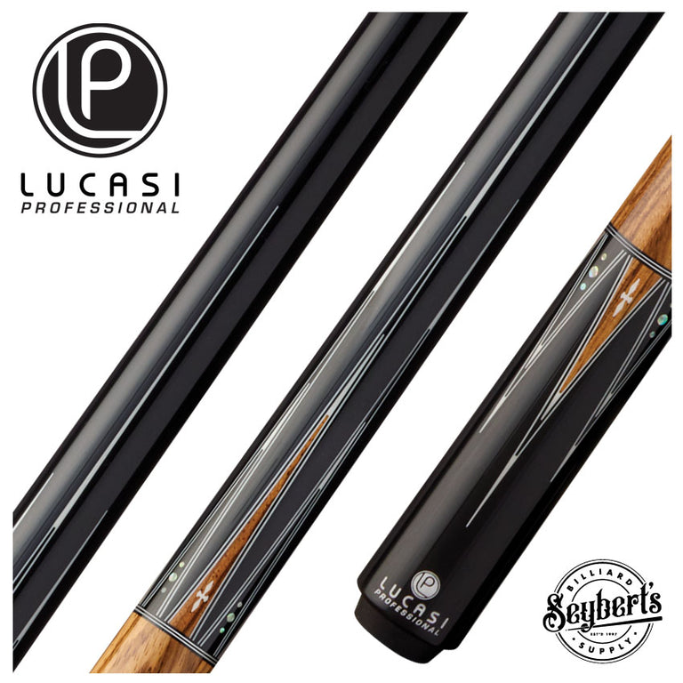 Lucasi Professional OD Series Zebrawood 10 Thread Play Cue