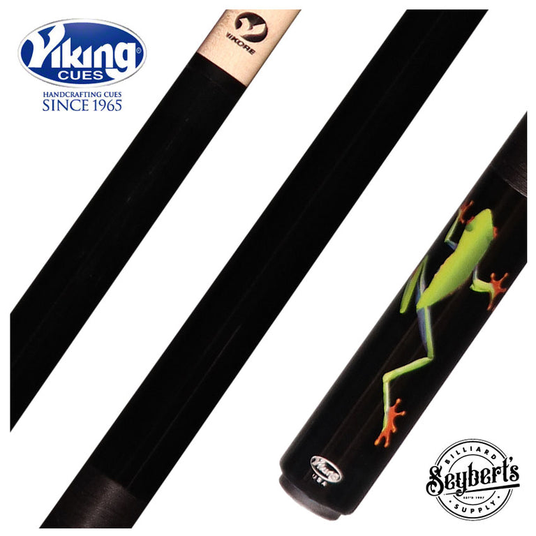 Viking B Series Midnight Black-Stained Maple Tree Hugger Frog Play Cue - FROGB-DIS