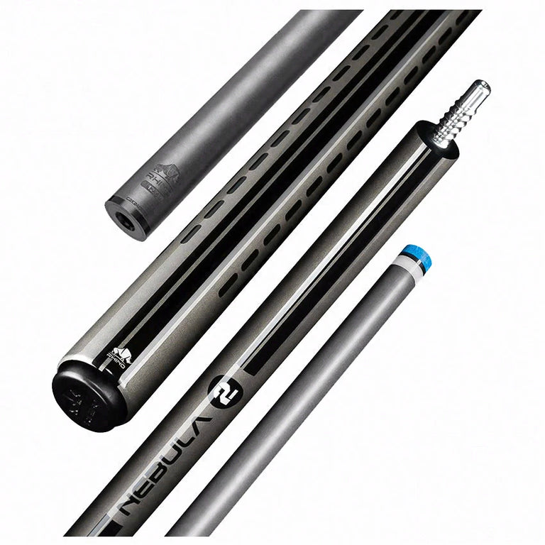 Rhino Nebula 2 Charcoal Gray No Wrap Carbon Pool Cue