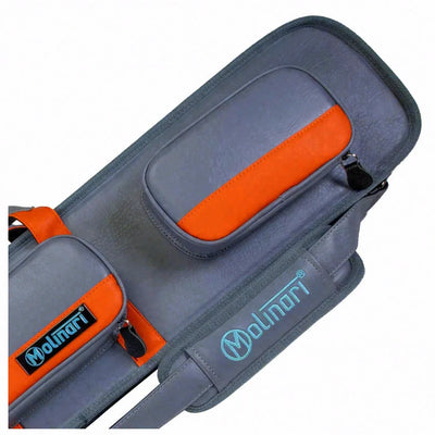 Molinari Classic Butterfly 3x6 Soft Case - Gray / Orange