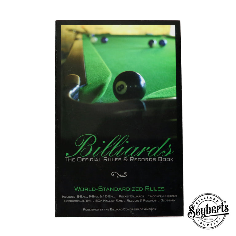 BCA 2008/2009 Rules and Records Book - Green/ Black