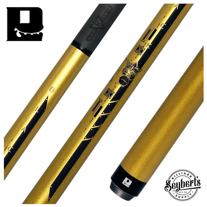 Cuetec Opt-xビリヤードキュー little monsterジャンプ Little Monster Gold Egg No Wrap Break/Jump Cue with Carbon Fiber