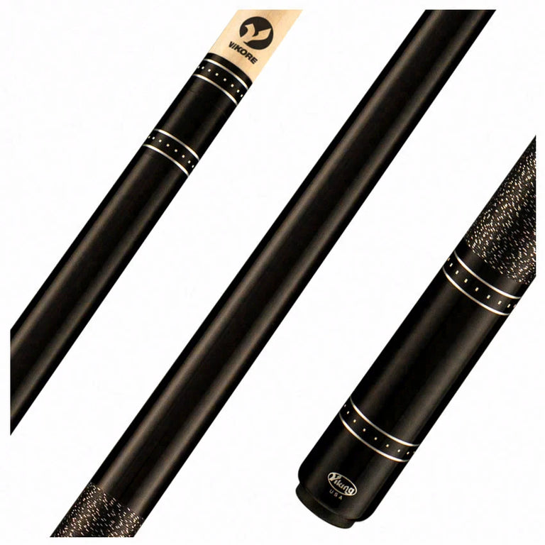 Viking Defender Series Midnight Black Stained Maple Play Cue - DF0202