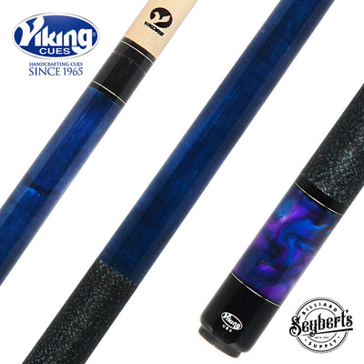 Viking BE0107 Bedlam Series Cue - Blue Stain and Pearl