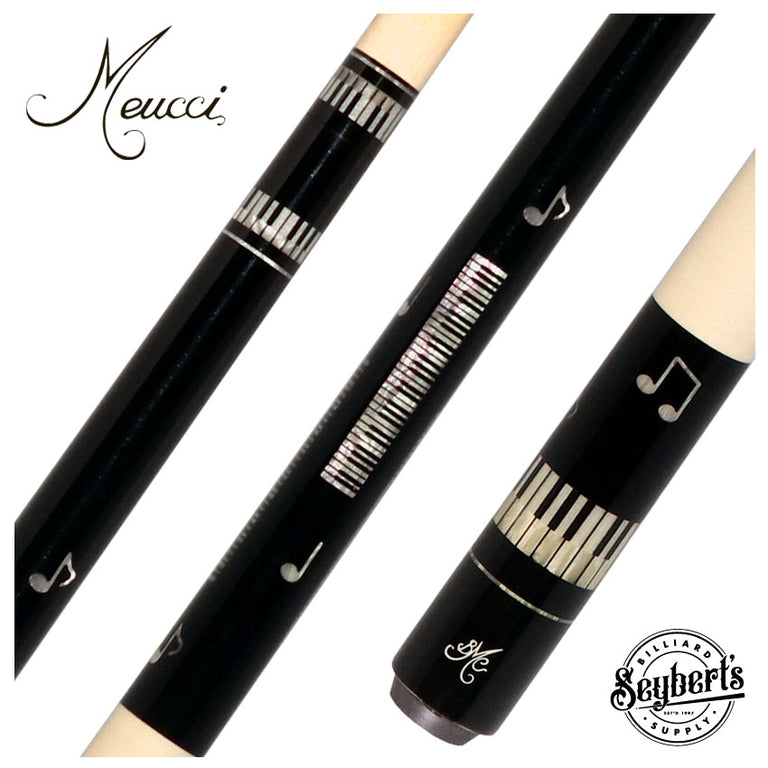 Meucci Pearl Piano Pool Cue with Pro Shaft - MCPPPRO