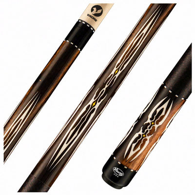 Viking Motore Series Streaked Ebony with White Pearl Inlays Play Cue - MT0200