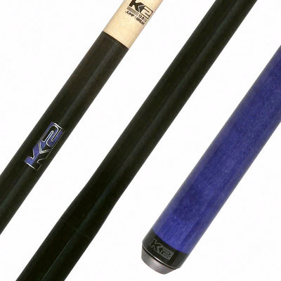 K2 Black with Purple Curly Maple 6 in 1 No Wrap Break/Jump Pool Cue