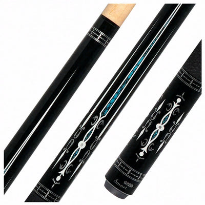 Fury Graphic Pool Cue | Sharkskin Wrap | + Free Extension - FUTK3