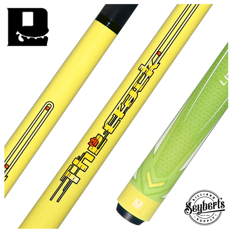 Little Monster Classic Dopamine Yellow Impact Break Cue with Carbon Fiber Shaft
