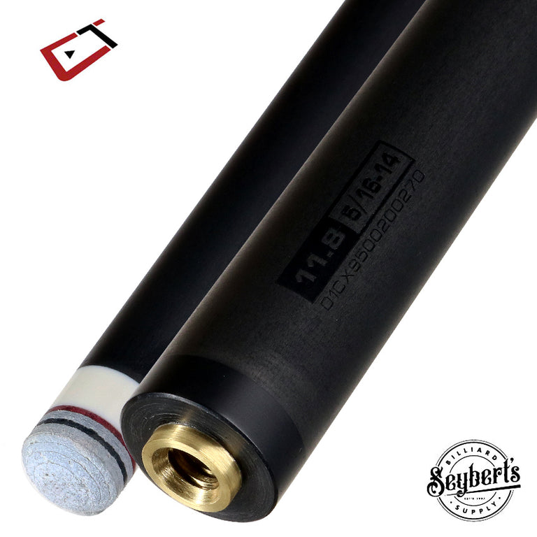 Cuetec Cynergy 5/16 x 14 Thick Collar Carbon Shaft - 11.8mm