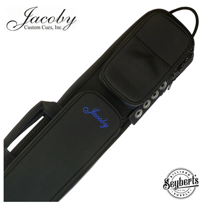 Jacoby Silver Fox Butterfly 2.0 Blue 4x8 Soft Pool Cue Case - JCSFB4X8BL