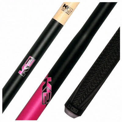 K2 Black and Pink 5 in 1 Break/Jump Pool Cue