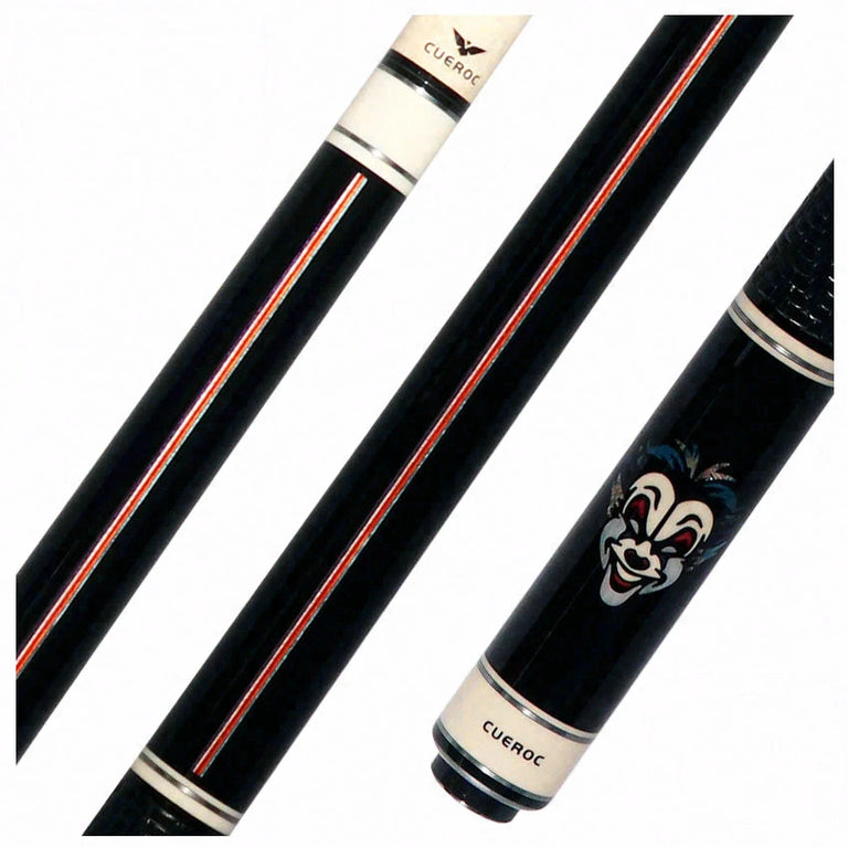 Cueroc Jester Pool Cue with Weave Wrap