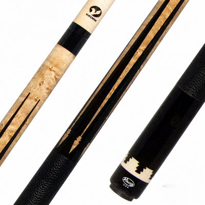 Viking Two-Feather Coyote Pool Cue with Vikore Shaft - SG-TF-CT2 New Design