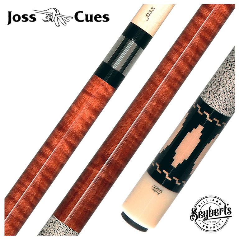Joss Legacy Nutmeg-Stained Maple with Ebony and Maple Inlays Pool Cue - JCLS85-4E