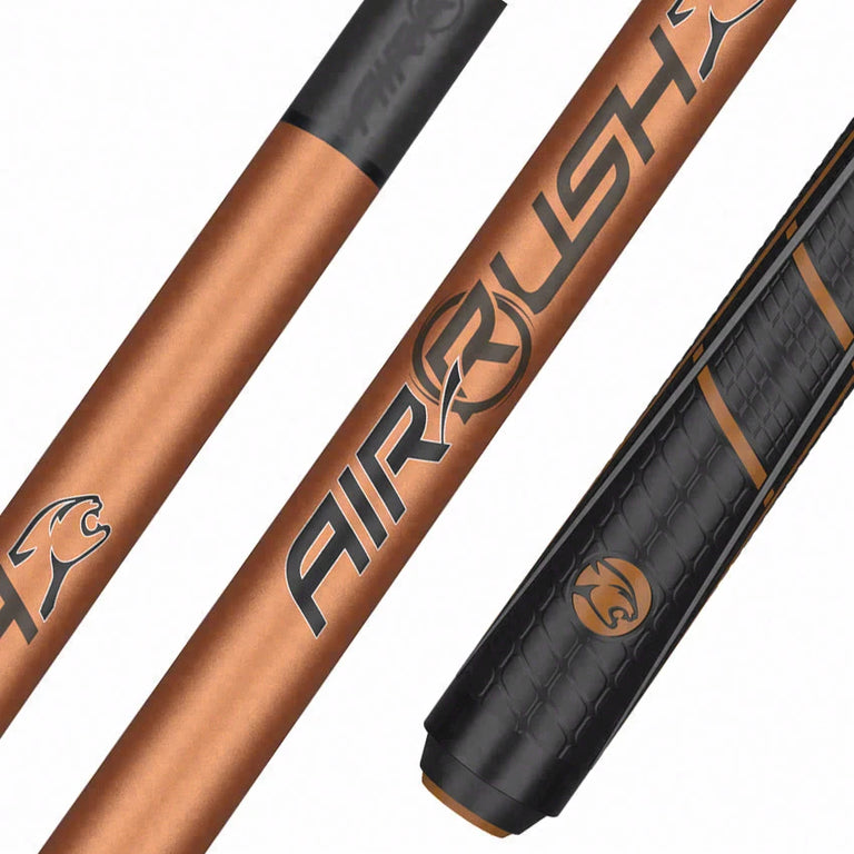 Predator AIR Rush Tiger Eye Rose Gold Sport Wrap Jump Cue