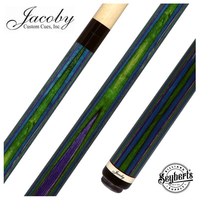 Jacoby Element Wind Cue Laminated Gray/Green/Blue - JACLAMWIND