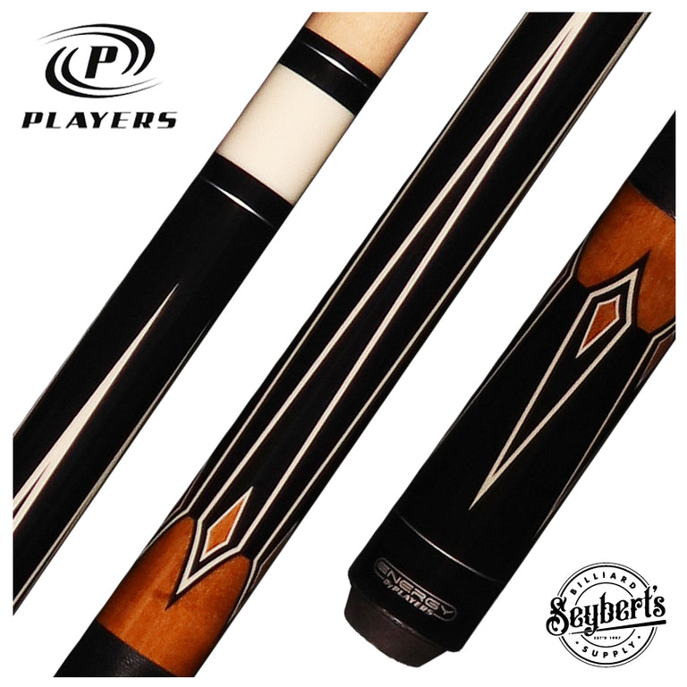 Players Energy Series Black with Maple Stain Junior Cue - HC07