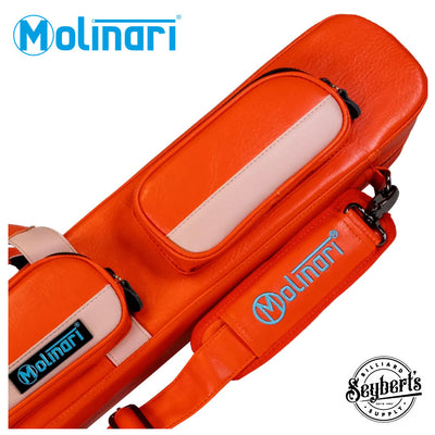 Molinari Flat Butterfly 2x4 Soft Case - Orange / Light Pink