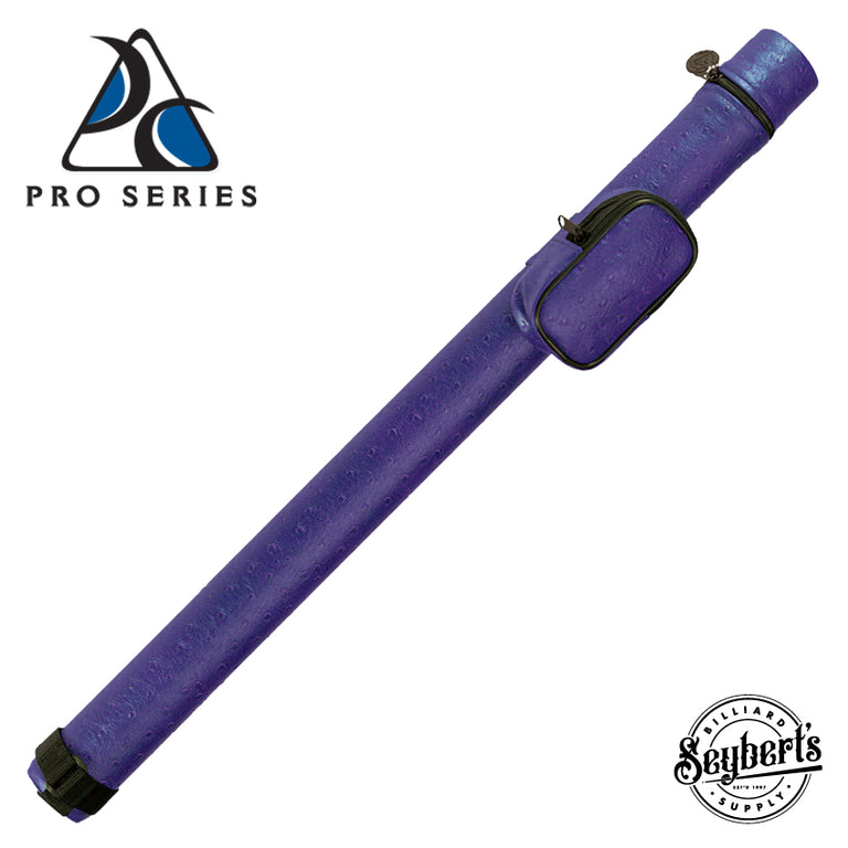 Pro Series Leatherette Purple 1x2 Hard Pool Cue Case - PJPRLE