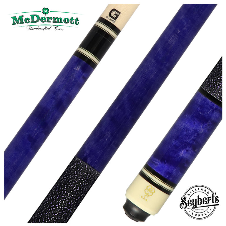 McDermott G Series Purple Stained Birdseye Maple Pool Cue - G241