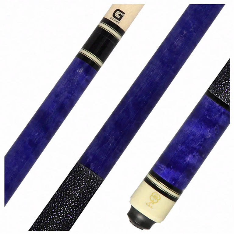 McDermott G Series Purple Stained Birdseye Maple Pool Cue - G241