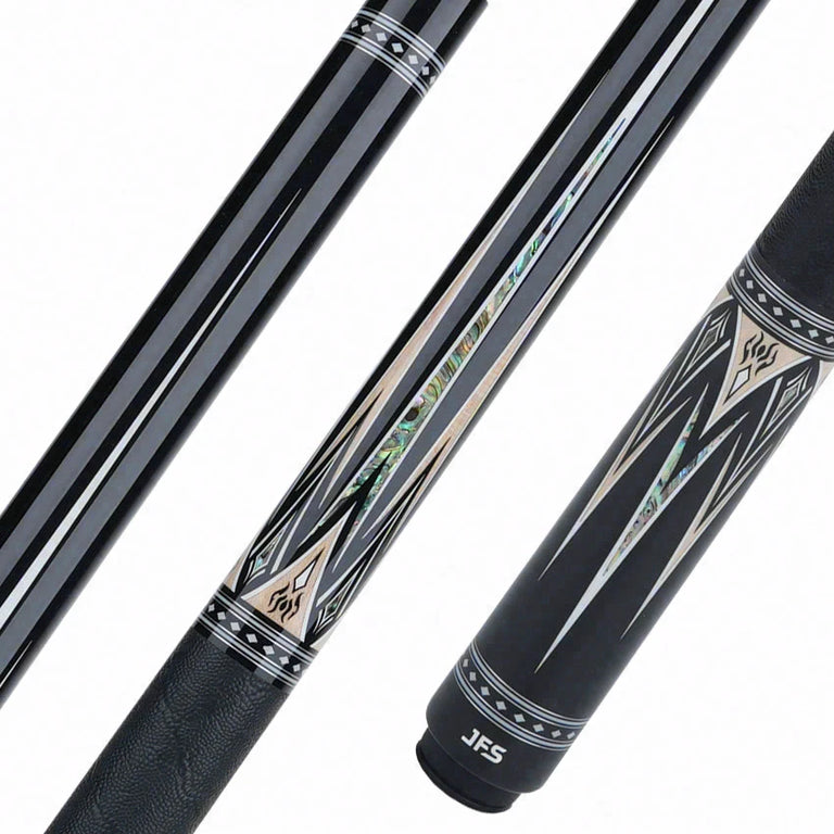 JFlowers Valen Luxe Pool Cue with Elephant Wrap and Carbon Shaft