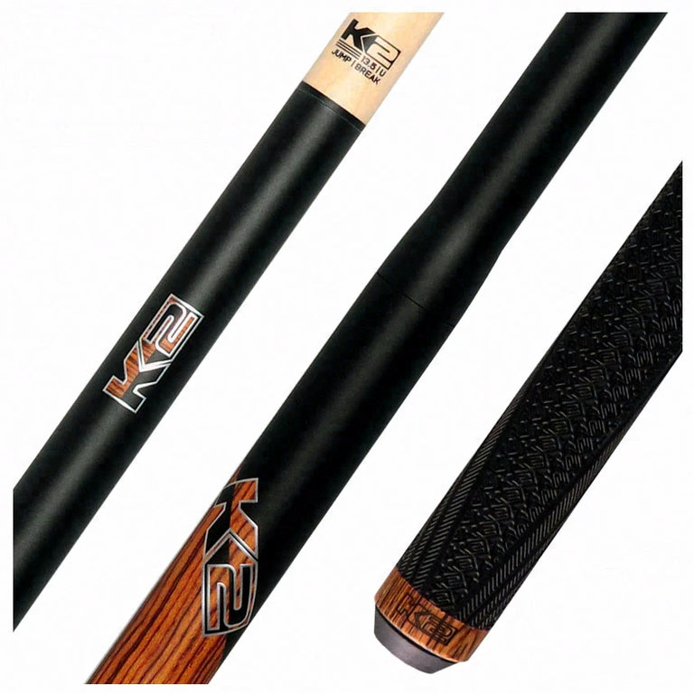 K2 Black and Bocote 5 in 1 Break/Jump Pool Cue