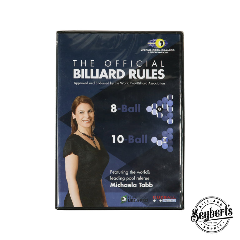 The Official Billiard Rules of 8 and 10 Ball DVD