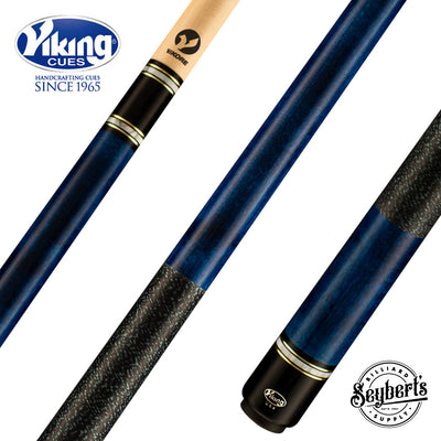 Viking ST0407 Storm Series Play Cue - Ocean Blue-Stained Maple