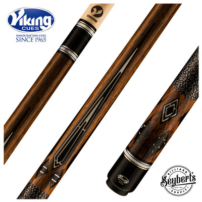 Viking Motore Series Rosewood with 116 Mirror and Black Inlays Play Cue