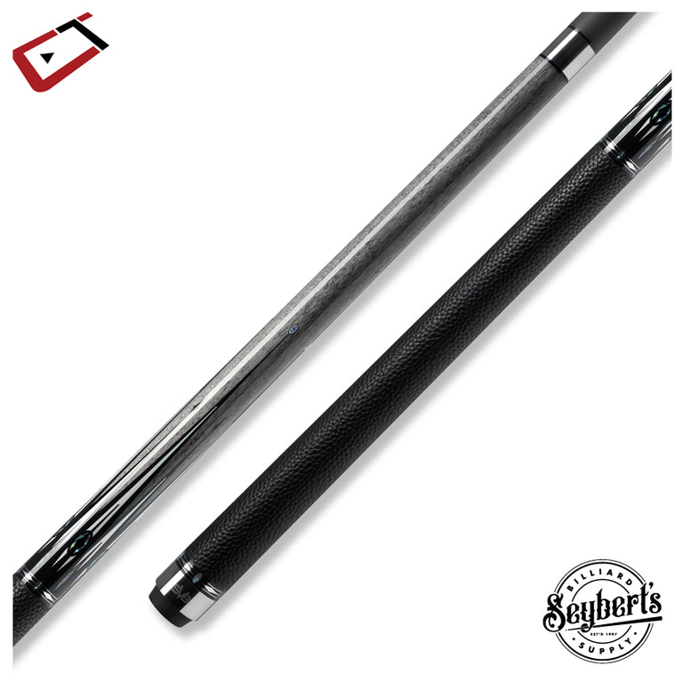 Cuetec Cynergy SVB Gen II Gray Play Cue with Leather Wrap