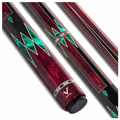 EVO MEG Crimson Jaw No Wrap Pool Cue