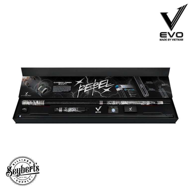 EVO Rebel Leather Wrap Pool Cue Maxbling Edition