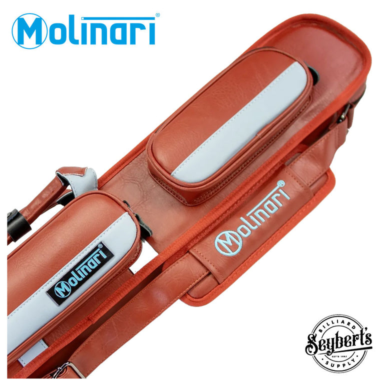 Molinari Retro 2x4 Soft Case - Brown / Light Blue