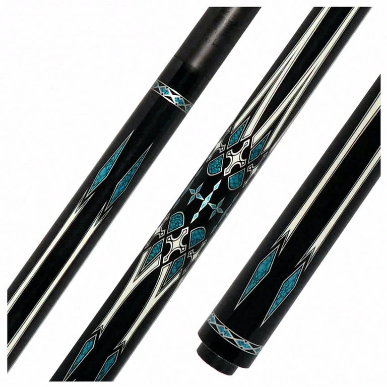 Fury Tempest No Wrap Pool Cue with Carbon Fiber Shaft - FUAF4