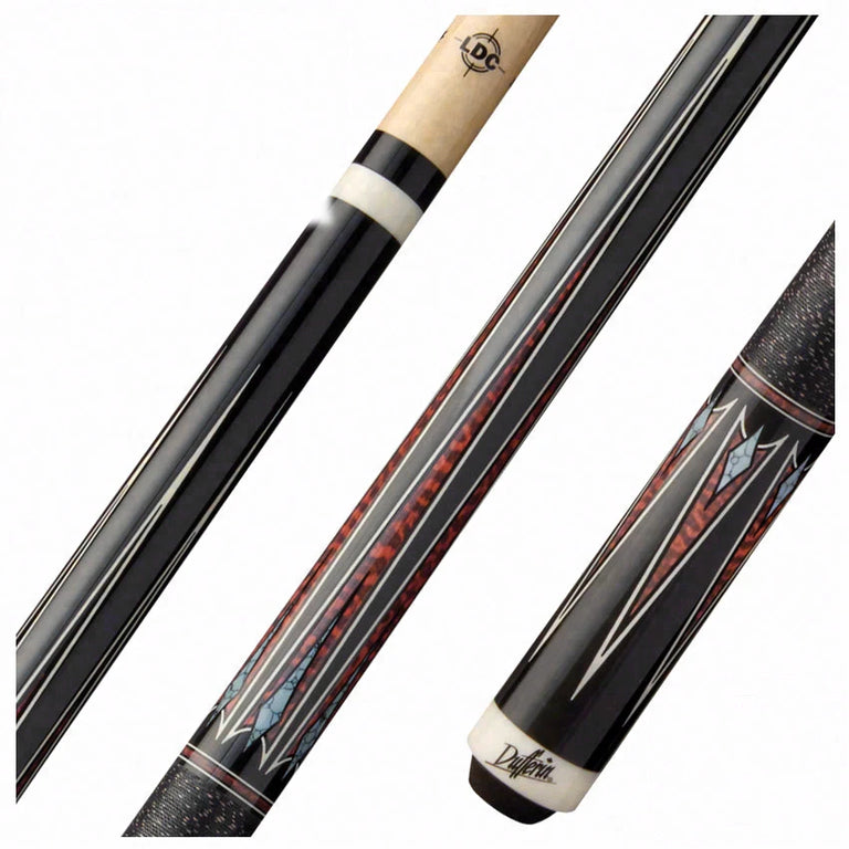 Dufferin Serpent's Edge Pool Cue with Embossed Leather Wrap