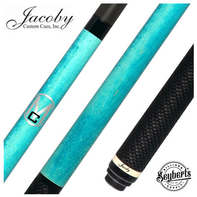Jacoby Custom Turquoise Monster Crush Break Cue with Sport Grip