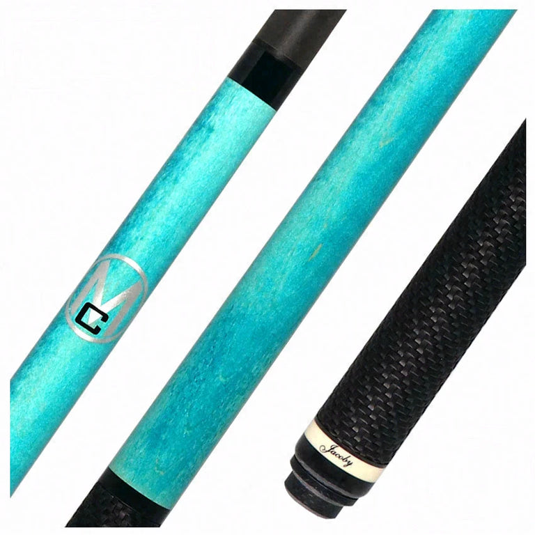 Jacoby Custom Turquoise Monster Crush Break Cue with Sport Grip