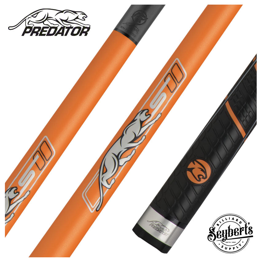 Predator Sport 2 Flare Orange Sport Grip Uni-Loc Play Pool Cue