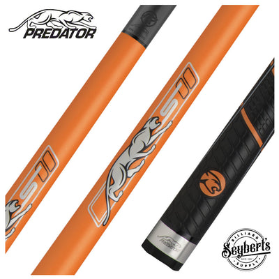 Predator Sport 2 Flare Orange Sport Grip Uni-Loc Play Pool Cue - SPORT3ORNGSWUNI