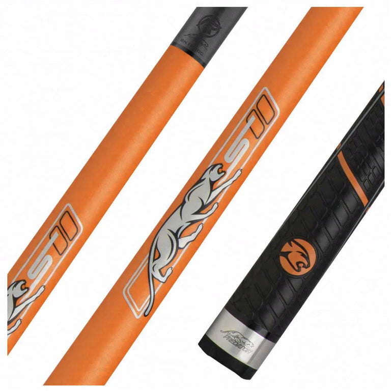 Predator Sport 2 Flare Orange Sport Grip Uni-Loc Play Pool Cue - SPORT3ORNGSWUNI