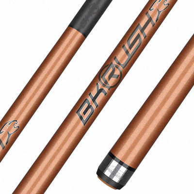 Predator BK RUSH No Wrap Break Cue - Tiger Eye Rose Gold