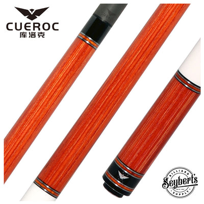 Cueroc Galaxy Dymond Tulipwood No Wrap Pool Cue with Carbon Fiber Shaft
