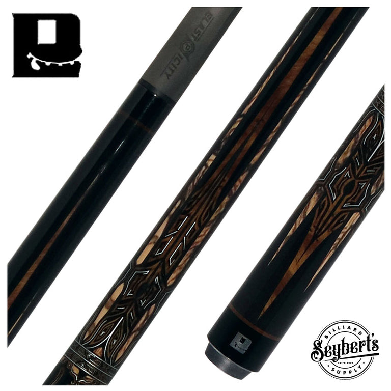 Little Monster Phoenix Graphic No Wrap Play Cue with Carbon Fiber Shaft